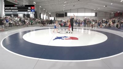 56-62 lbs Semis - Wyatt Michael, Contenders Wrestling Academy vs Vincent Nickou, Woodford Takedown