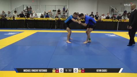 Kevin Sadej vs Michael Vincent Rotondo 2026 Pan IBJJF Jiu-Jitsu No-Gi Championship