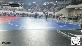 108 lbs Round Of 64 - Ivy Mullin, Bixby JH Girls vs Lyla Cornell, Coweta
