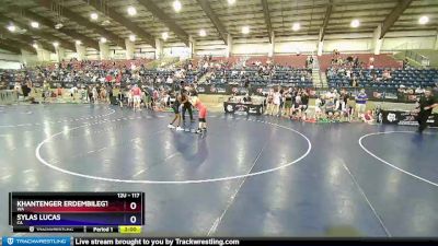 117 lbs Quarterfinal - Khantenger Erdembilegt, WA vs Sylas Lucas, CA