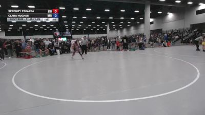 51-55.7 lbs Quarters - Serenity Esparza, Best Trained Wrestling vs Clara Hughes, Moen Wrestling Academy