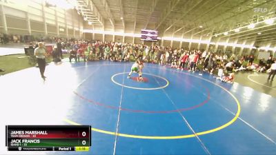 100 lbs Quarters & Wb (16 Team) - James Marshall, Team Oregon vs Jack Francis, Idaho 1