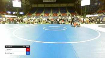 170 lbs Cons 16 #1 - Jonathan Sims, Ohio vs Eli Homan, Missouri