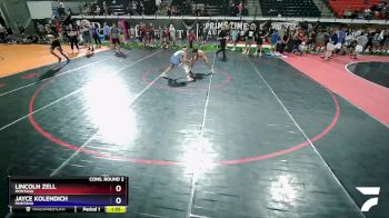 126 lbs Cons. Round 2 - Lincoln Zell, Montana vs Jayce Kolendich, Montana