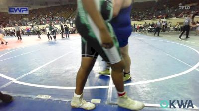 285 lbs Quarterfinal - Devin Harlin, Muskogee Wrestling Federation vs Donald Sanders, Standfast