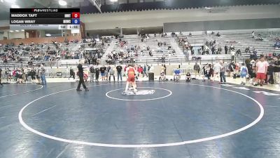 100 lbs 3rd Place Match - Maddox Taft, Inland Northwest Wrestling Training Center vs Logan Wray, Mat Demon Wrestling Club