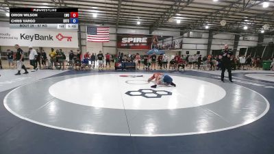 57 kg Champ. Rd Of 128 - Orion Wilson, Laker Wrestling Club vs Chris Vargo, ERTC