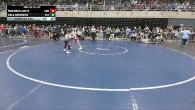 66 lbs Consi Of 8 #2 - Maverick Davis, Smyrna vs Kala Stephens, Media