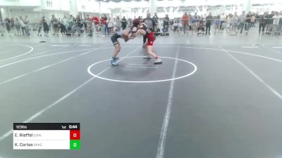 123 lbs Consolation - Eddie Rieffel, Espana WC vs Khoi Cortes, Rancho Bernardo WC