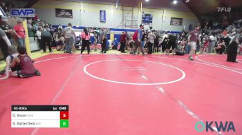 83-90 lbs Semifinal - Dallin Swan, IRONMEN Wrestling Club vs Sam Satterfield, Tulsa Blue T Panthers