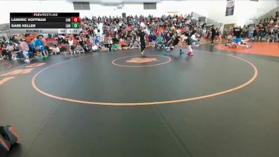 145 lbs Round 2 - Landric Hoffman, Lander Middle School vs Gabe Keller, Lander Middle School