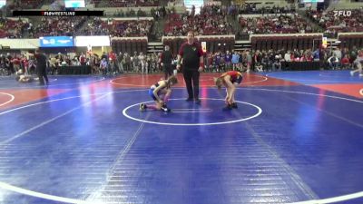 78 lbs Semifinal - Addisyn Harris, Helena Wrestling Club vs Ysobel Martinez, Fairfield Wrestling Club