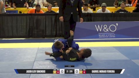 Gabriel Morais Ferreira vs Jason Iliev Simonski 2025 Pan Kids Jiu-Jitsu IBJJF Championship