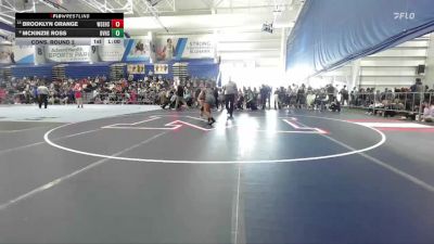 155 lbs Cons. Round 2 - Brooklyn Orange, Wichita-Southeast Hs vs Mckinzie Ross, Blue Valley