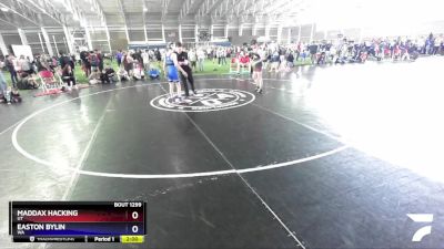 114 lbs 1st Place Match - Maddax Hacking, UT vs Easton Bylin, WA