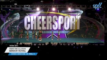 Prime Time All Stars - Senior Royal [2024 L4 Senior Coed - D2 - Small - B Day 2] 2024 CHEERSPORT National All Star Cheerleading Championship