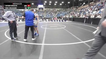 113 lbs 1st Place Match - Eric Vielhauer, Basehor-Linwood HS vs Jayden Grijalva, Goddard