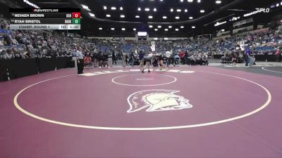 140 lbs Champ. Round 1 - Ryah Bristol, Newton Hs vs Nevaeh Brown, Bonner Springs HS
