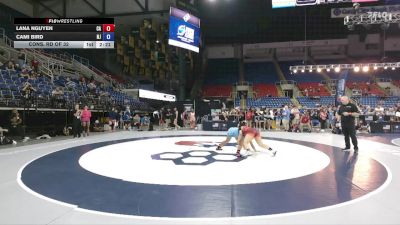 130 lbs Cons. Rd Of 32 - Lana Nguyen, CA vs Cami Bird, NJ