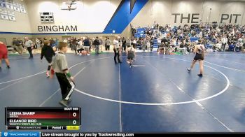 105 lbs Quarterfinal - Leena Sharp, Uintah vs Eleanor Bird, Wasatch Wrestling Club