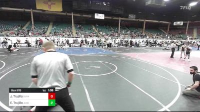 57 lbs Quarterfinal - Jordan Trujillo, Duran Elite vs Eli Trujillo, Juggernaut WC