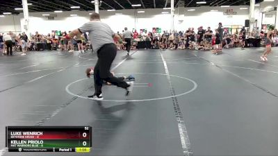 52 lbs Round 2 (6 Team) - Luke Wenrich, Keystone Krush vs Kellen Priolo, Mat Warriors Blue