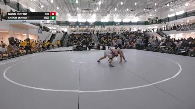 150 lbs Semis & 3rd Wb (16 Team) - Talon Renfro, Central (Carroll) vs Aaron Bennett, Ware County