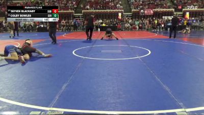 137 lbs Cons. Round 1 - Colby Bowles, Corvallis vs Tayven Blackaby, Minot High School