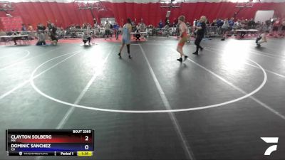 152 lbs Cons. Round 1 - Clayton Solberg, MN vs Dominic Sanchez, CO