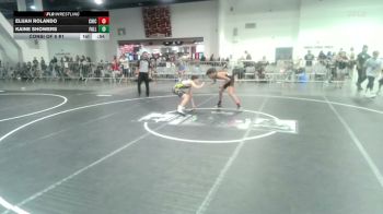 102 lbs Consi Of 8 #1 - Elijah Rolando, Chickens WC vs Kaine Showers, Falls Academy