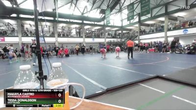 109-120 lbs Quarterfinal - Makayla Castro, Bolingbrook Raiders vs Tessa Donaldson, Unattached