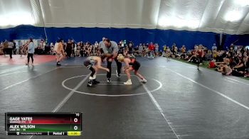 72 lbs Round 5 (6 Team) - Gage Yates, Warrior RTC vs Alex Wilson, Lake WC