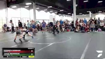 115 lbs Round 5 (8 Team) - Chase Broderson, Iron Horse vs Dominick Dorrman, M2TCNJ