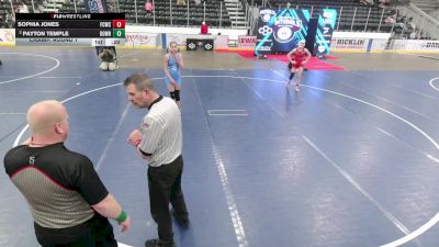 Junior Girls - 110 lbs Cons. Round 2 - Lily Nielsen, Utah vs Dalani Hornbuckle, Rogers High School Wrestling