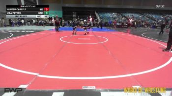 46 lbs 3rd Place - Hunter Carlyle, Mat Demon Wrestling Club vs Uila Peters, LV Bear Wrestling Club