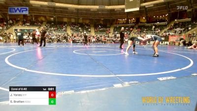 125 lbs Consi Of 8 #2 - Jersey Yanes, Tulsa Blue T Panthers vs Savannah Bratten, Rogue Warrior Wrestling