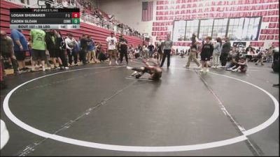 58 lbs Semifinal - Logan Shumaker, F-5 GRAPPLING vs Caden Sloan, Cowboy Wrestling Club