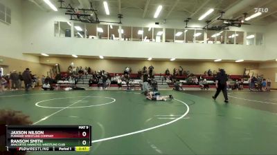 86 lbs Semifinal - Ransom Smith, Anacortes Hawkeyes Wrestling Club vs Jaxson Nilson, Punisher Wrestling Company