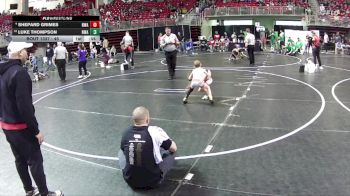 45 lbs 1st Place Match - Shepard Grimes, Nebraska Wrestling Academy vs Luke Thompson, Nebraska Wrestling Academy
