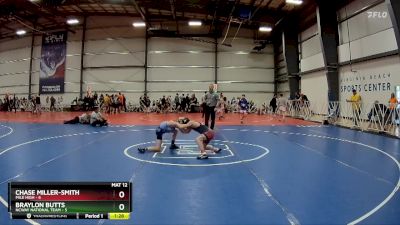 80 lbs Rd# 9- 2:15pm Saturday Final Pool - Chase Miller-Smith, Mile High vs Braylon Butts, NCWAY National Team