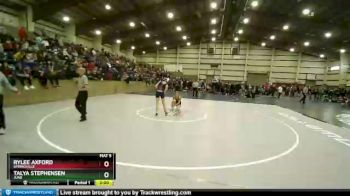 115 lbs Cons. Round 6 - Rylee Axford, Springville vs Talya Stephensen, Juab