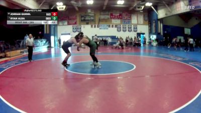 285 lbs Cons. Round 5 - Ryan Alba, Damien vs Jordan Guidel, Bassett