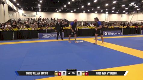 Jared Sven Myhrberg vs Travis William Santos 2025 World IBJJF Jiu-Jitsu No-Gi Championship