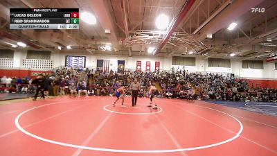 106 lbs Quarterfinal - Lucas DeLeon, Londonderry vs Reid Grandmason, Exeter