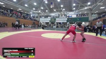 144 lbs Cons. Round 1 - Brenton Fisher, Great Oak vs Joshua Manazan, San Marcos
