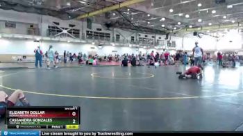 106 lbs Round 2 (4 Team) - Cassandra Gonzales, Youtube Wrestlers vs Elizabeth Dollar, Indiana INFERNO BLACK