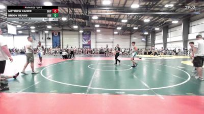 154 lbs Rr Rnd 1 - Matthew Kaiser, TSB vs Brody Reams, Ride Out Wrestling Club