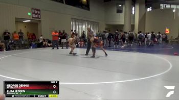 132 lbs Quarters & 3rd Wb (32 Team) - Luka Jensen, Guerilla WC vs George Dennis, MF Dynasty