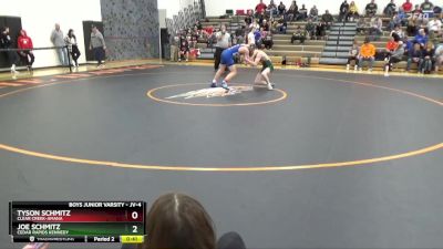 JV-10 lbs Round 4 - Beckett Reed, Urbandale vs Andy Althaus, Western Dubuque