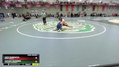 165 lbs Cons. Round 1 - Mataeo Blessing, Elmhurst University vs Jack Barracca, North Central